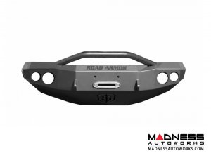 GMC Sierra 3500 Stealth Front Winch Bumper Pre-Runner Guard - Smittybilt XRC - Texture Black WARN M12000